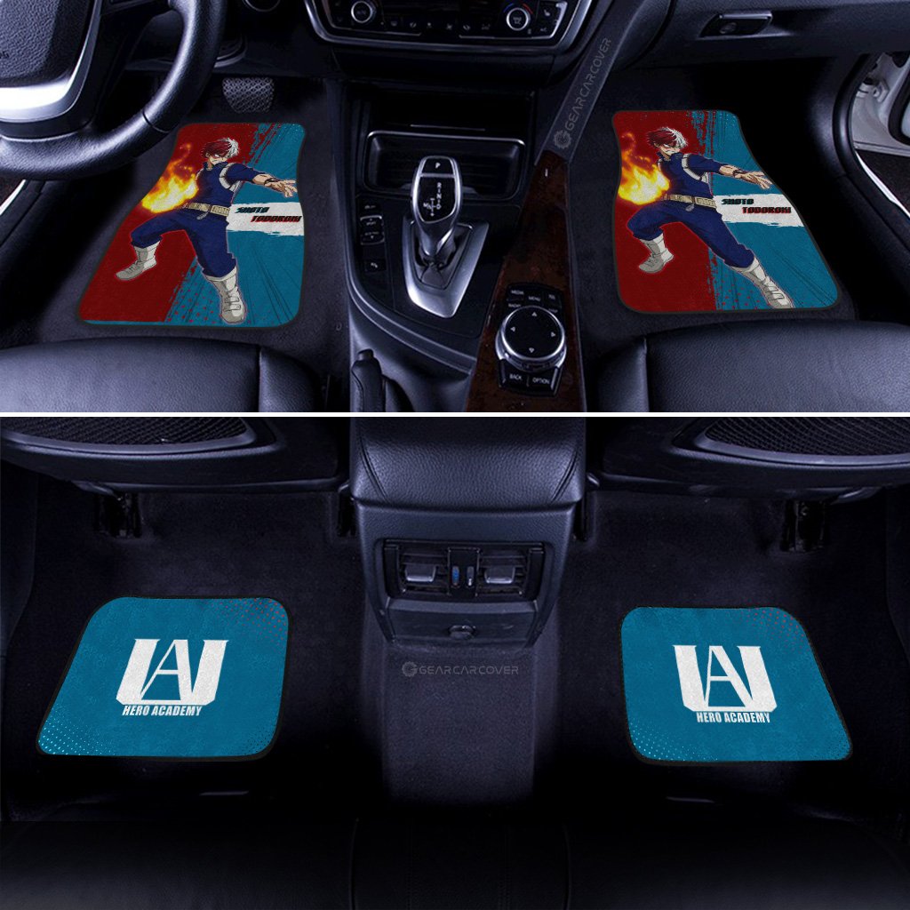 My Hero Academia Car Mats Shoto Todoroki Car Floor Mats