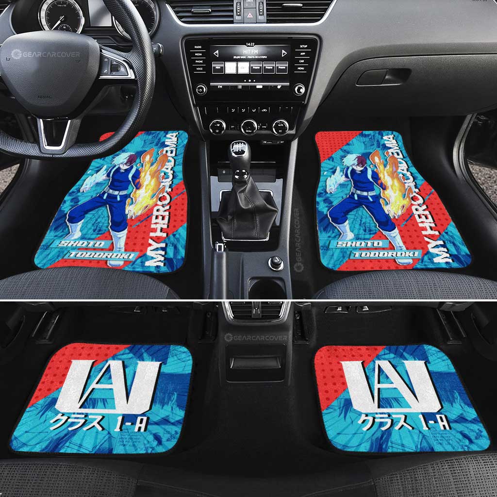 My Hero Academia Car Mats Shoto Todoroki Car Floor Mats