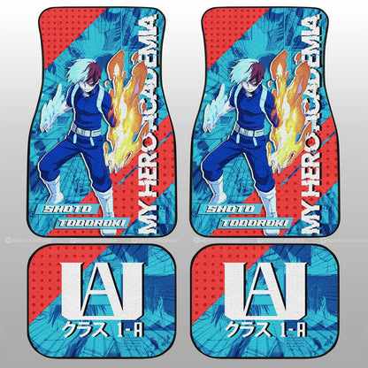 My Hero Academia Car Mats Shoto Todoroki Car Floor Mats