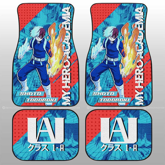 My Hero Academia Car Mats Shoto Todoroki Car Floor Mats