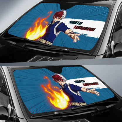 Shoto Todoroki Car Sunshade Custom For Fans