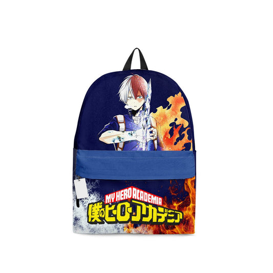 My Hero Academia Backpack Shoto Todoroki Hero Character Graphic Backpacks Blue