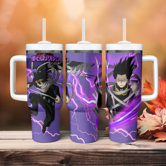 My Hero Academia 40 Oz Tumbler Shouta Aizawa Eraserhead Character Tumbler 40 Oz Black Purple