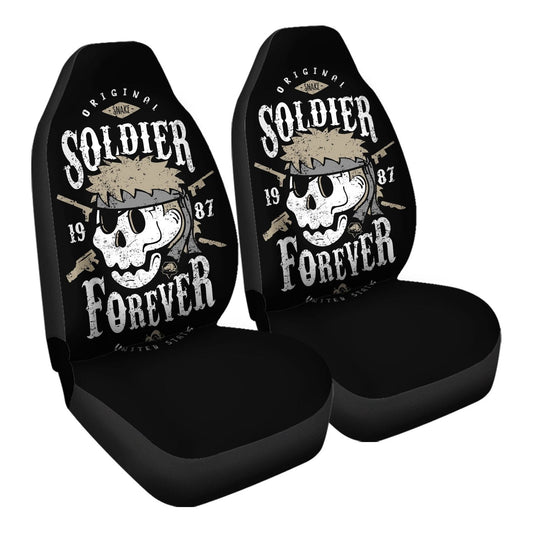 Veteran Car Seat Covers Original Soldier 1987 Forever Seat Covers Black White