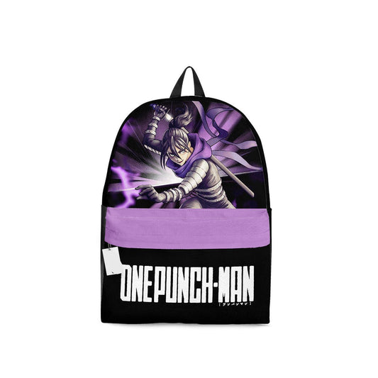 One Punch Man Backpack One Punch Man Sonic Character Graphic Backpacks Purple Black