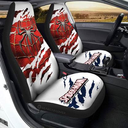 Spiderman Car Seat Covers Spiderman Suit Inside The Layer Seat Covers Red White