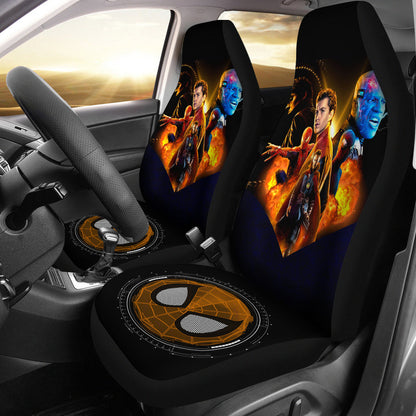 Spiderman Car Seat Covers Spiderman Dr Strange And Other Villains Seat Covers Black