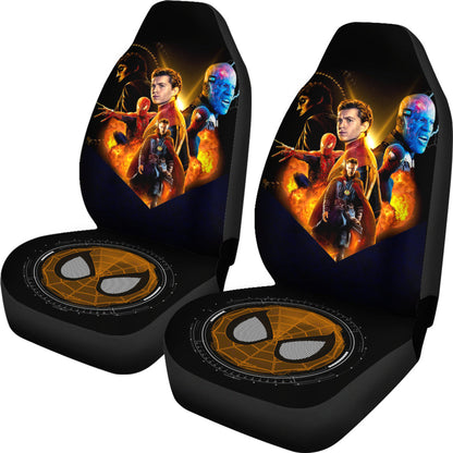 Spiderman Car Seat Covers Spiderman Dr Strange And Other Villains Seat Covers Black