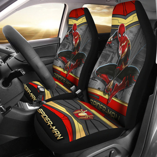 Spiderman Car Seat Covers Spiderman No Way Home Seat Covers Red Black