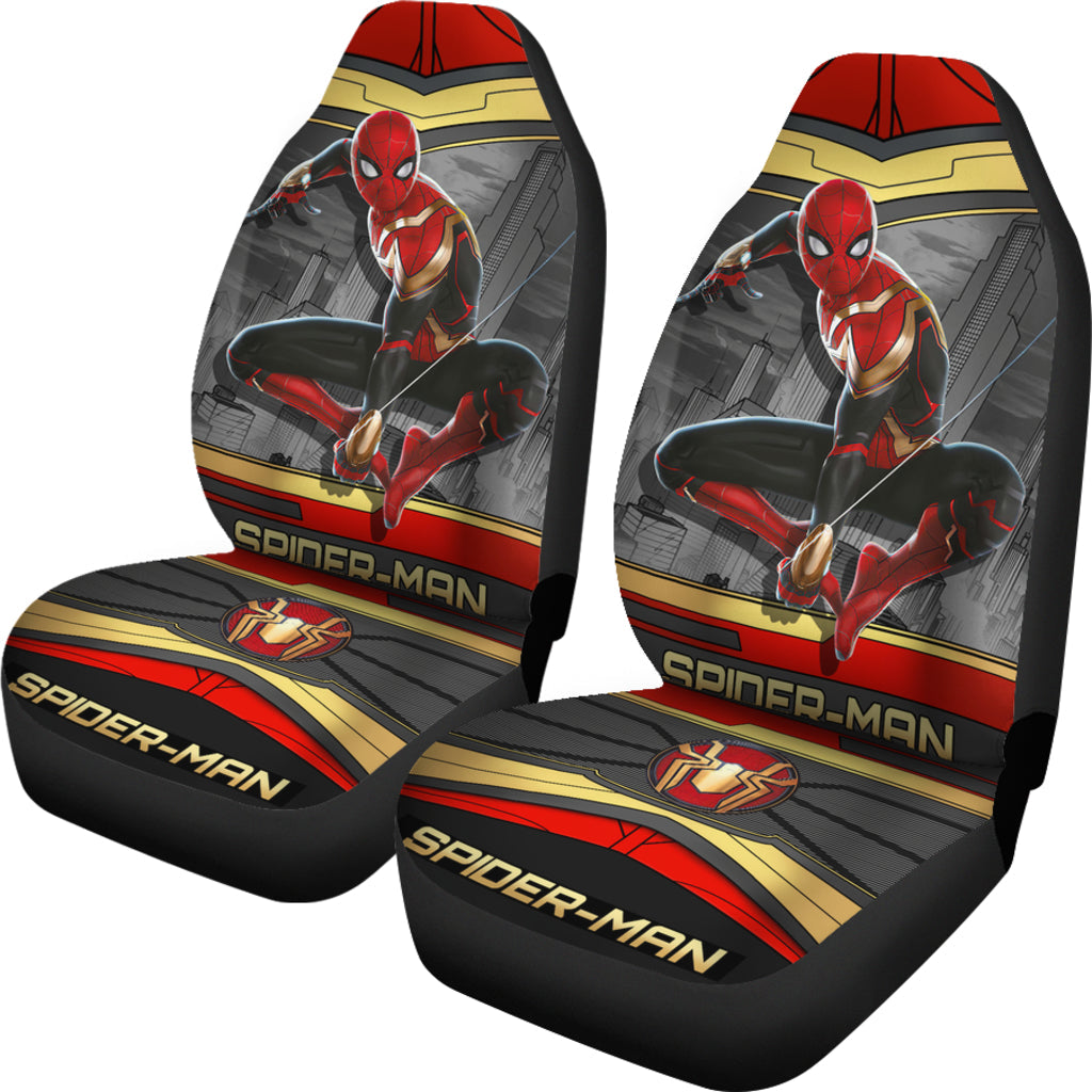 Spiderman Car Seat Covers Spiderman No Way Home Seat Covers Red Black