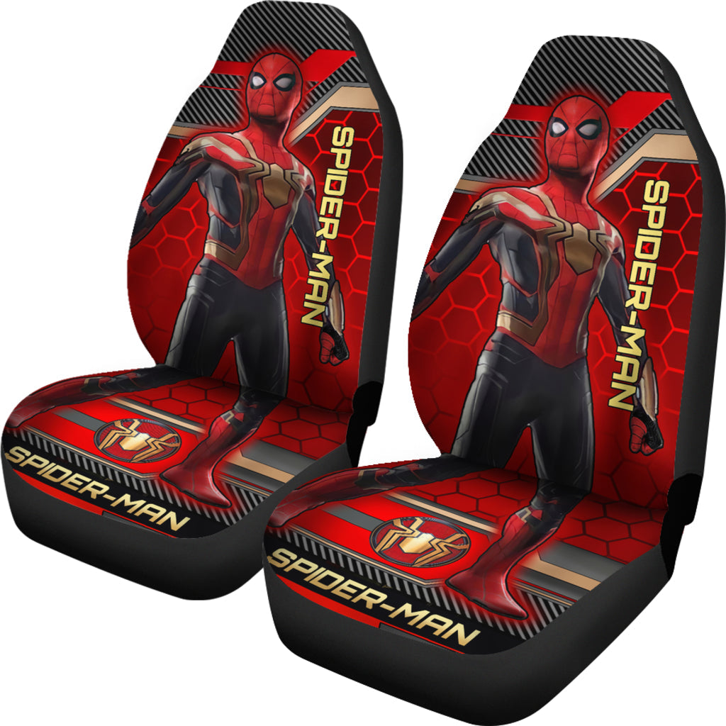 Spiderman Car Seat Covers Spiderman New Suit Graphic Seat Covers Red