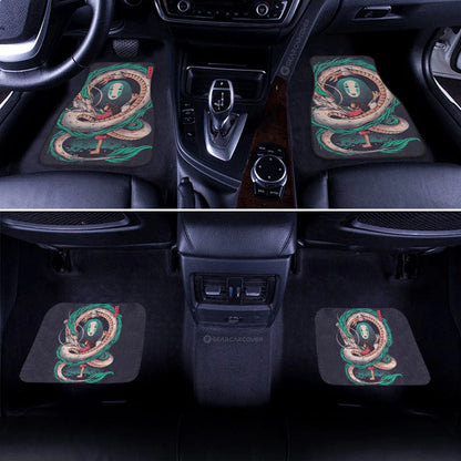 SGhibli Car Mats SGhibli Chihiro Dragon Kohaku And No Face Car Floor Mats Colorful