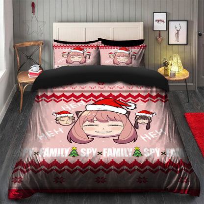 Spy x Family Anya Funny Christmas Bedding Set