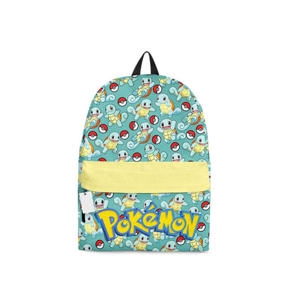 PKM Backpack Squirtle PKM Pokeball Pattern Backpacks Green