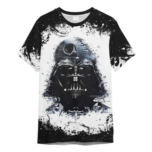 Stwa Darth Vader Black & White - 3D T-shirt