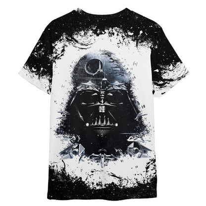 Stwa Darth Vader Black & White - 3D T-shirt
