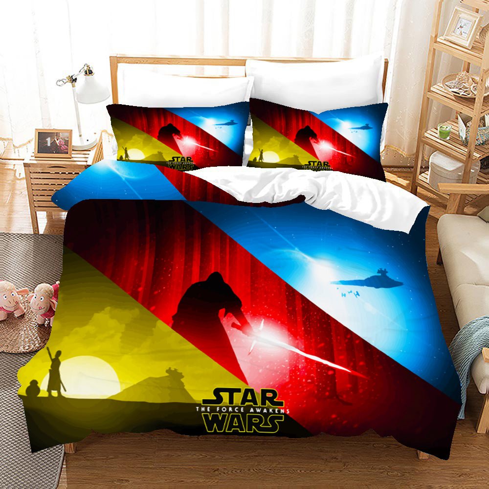 SW Bedding Set Sw New Hope Scenes Graphic Duvet Covers Colorful Unique Gift