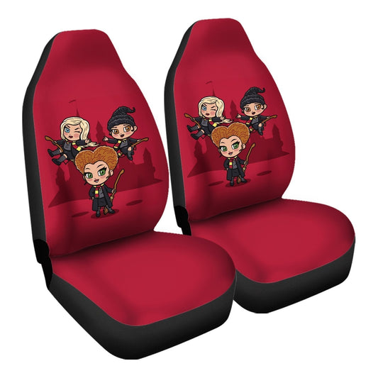 Hocus Pocus Car Seat Covers Sanderson Sisters Witch Students Seat Covers Red
