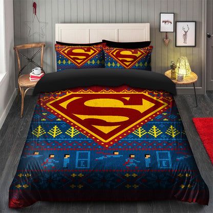 Superman Christmas Bedding Set