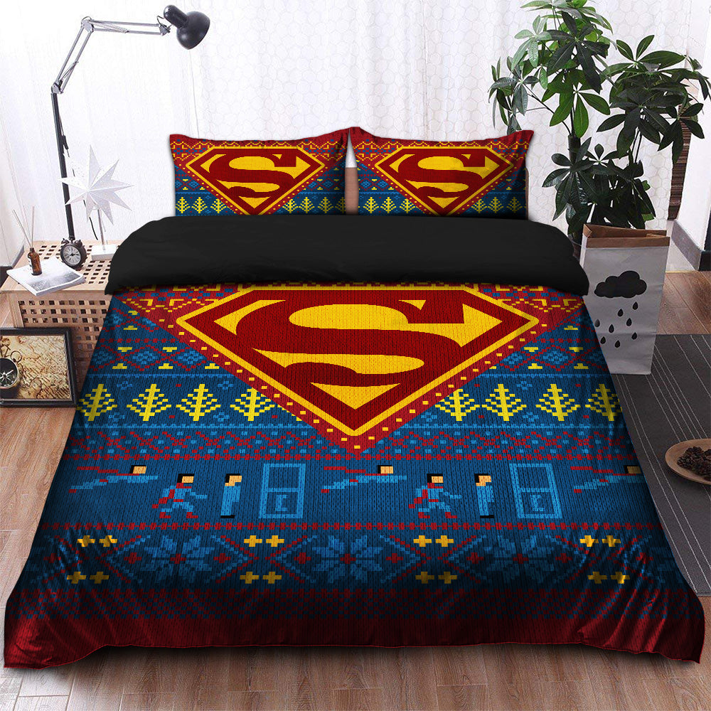 Superman Christmas Bedding Set