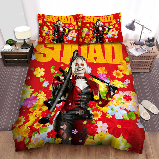 Harley Quinn Bedding Set DC The Suicide Squad Harley Quinn Duvet Covers Colorful Unique Gift