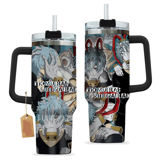 My Hero Academia 40 Oz Tumbler Tomura Shigaraki Villain Character Tumbler 40 Oz Black