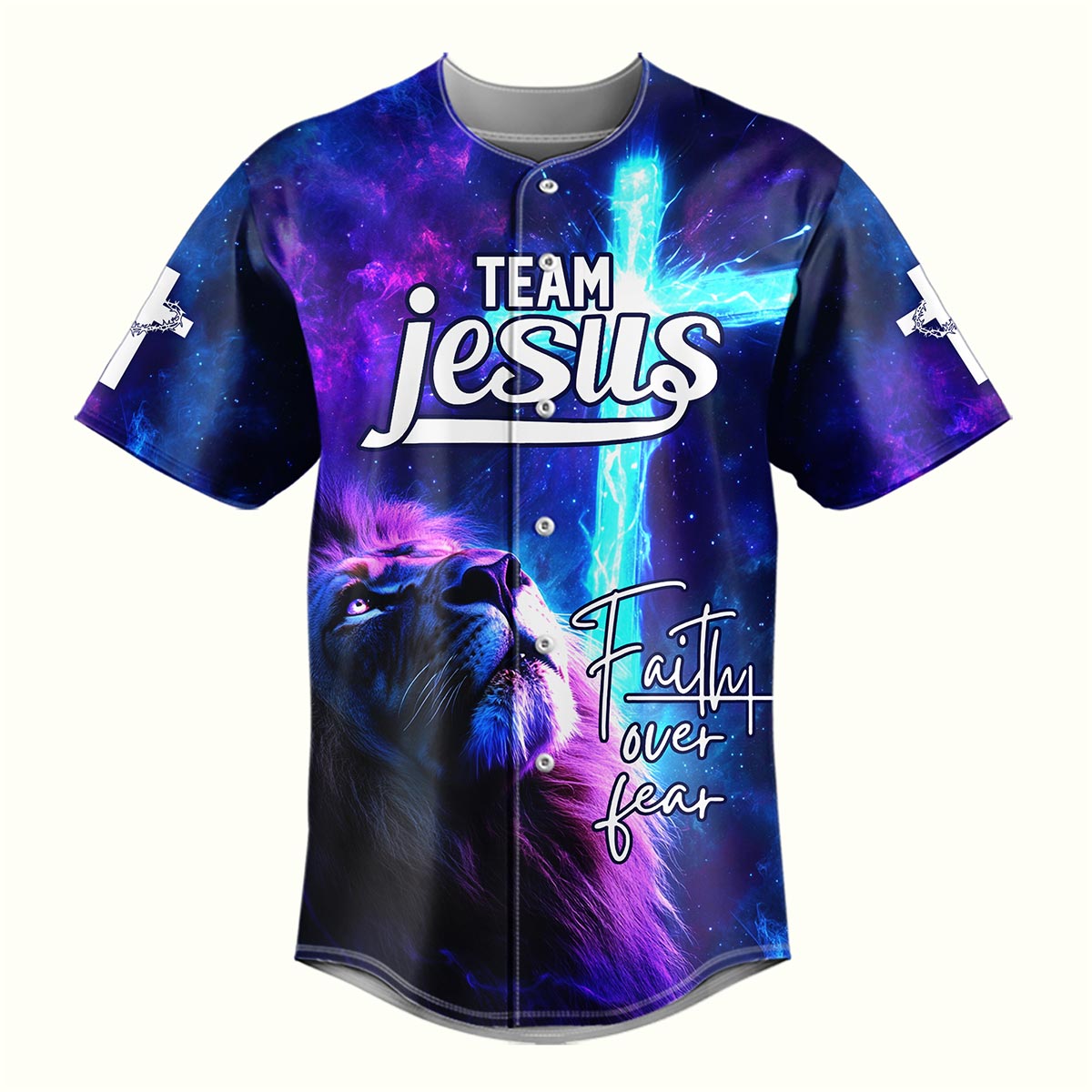 Team Jesus Baseball Jersey - Christant Gift For Him