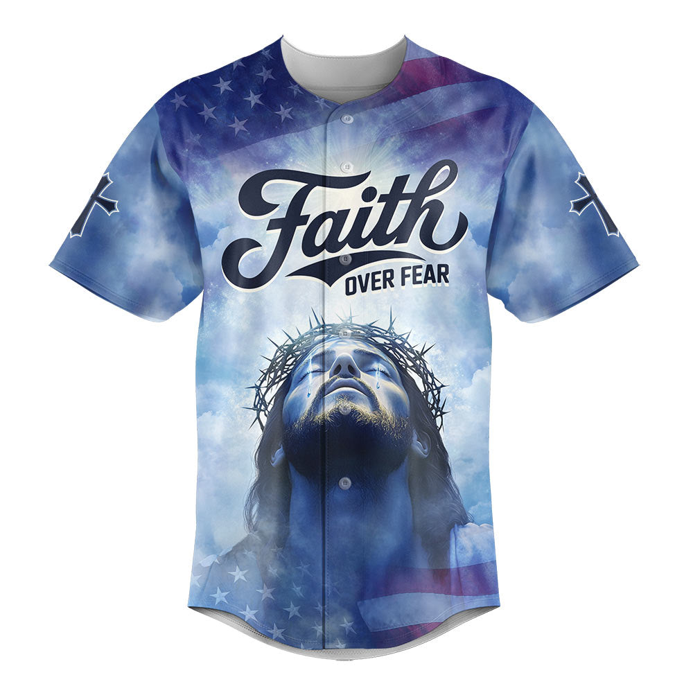 Jesus Faith Over Fear Baseball Jersey Bundle