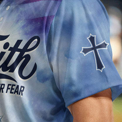 Jesus Faith Over Fear Baseball Jersey Bundle