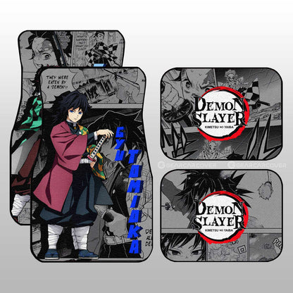 Demon Slayer Car Mats Tanjiro And Giyuu Car Floor Mats Mix Mangas Floor Mats