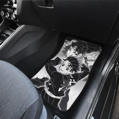 Demon Slayer Car Mats Tanjiro Car Floor Mats Kimetsu No Yaiba Manga Car Floor Mats