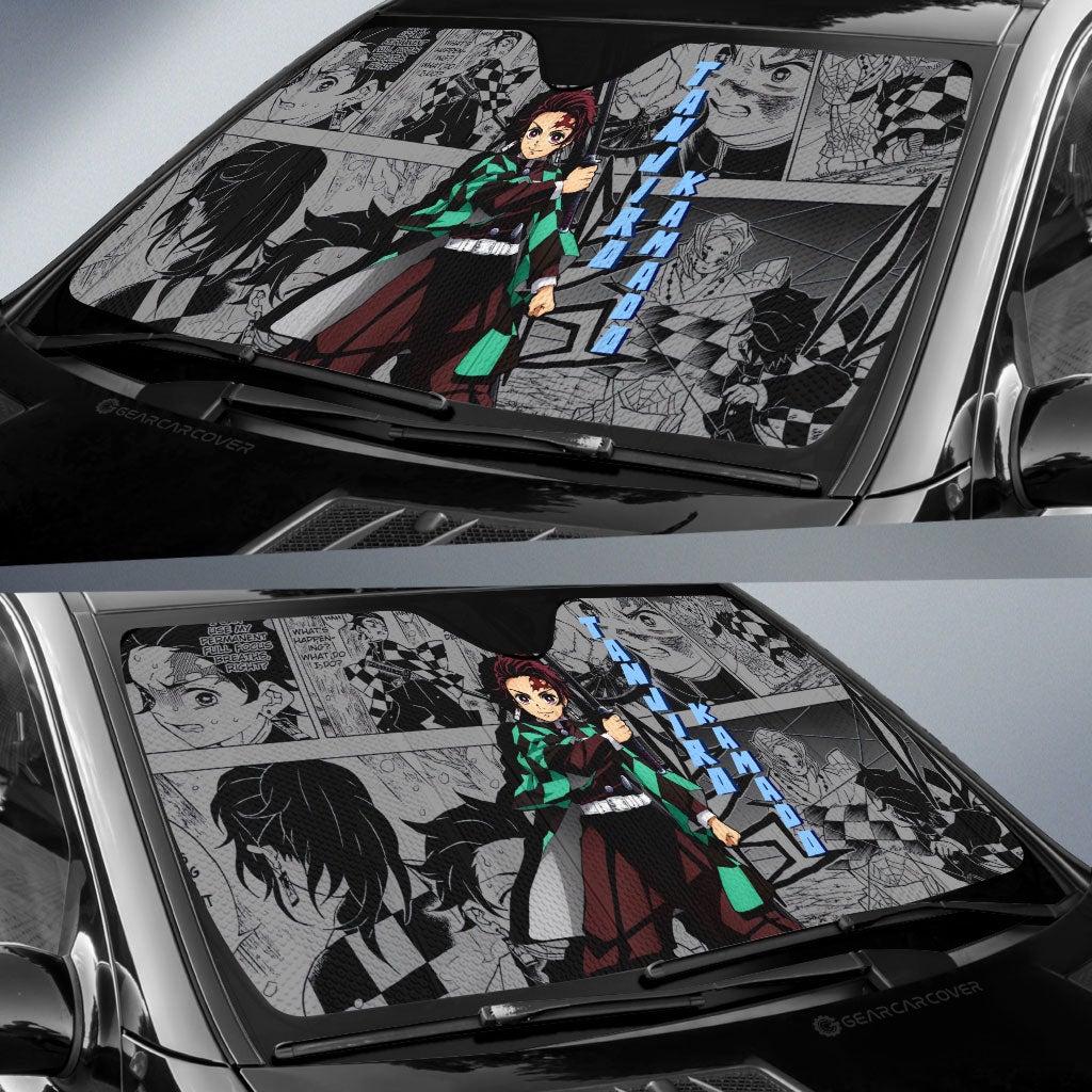 Tanjiro Kamado Car Sunshade Custom Mix Mangas