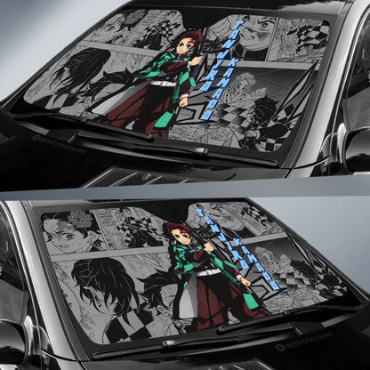 Tanjiro Kamado Car Sunshade Custom Mix Mangas