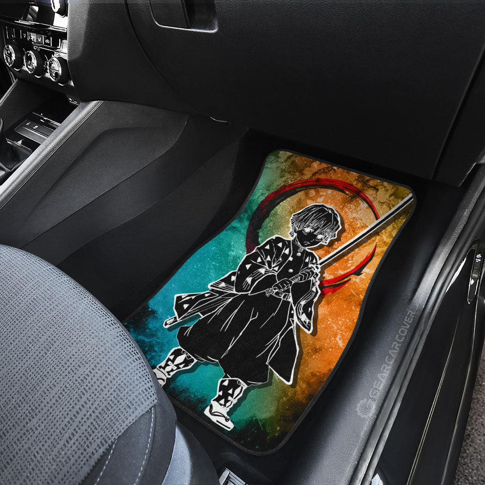 Demon Slayer Car Mats Tanjiro Zenitsu Car Floor Mats Demon Slayer Car Floor Mats