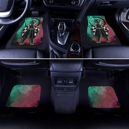 Demon Slayer Car Mats Tanjirou Kamado Car Floor Mats Demon Slayer Car Floor Mats