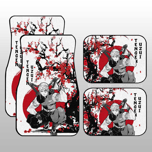 Demon Slayer Car Mats Tengen Car Floor Mats Japan Style Car Floor Mats