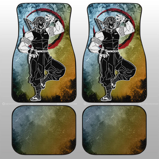 Demon Slayer Car Mats Tengen Uzui Car Floor Mats Demon Slayer Car Floor Mats