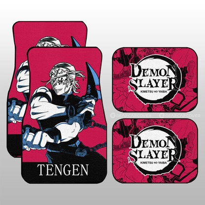 Demon Slayer Car Mats Tengen Uzui Car Floor Mats Demon Slayer Car Floor Mats