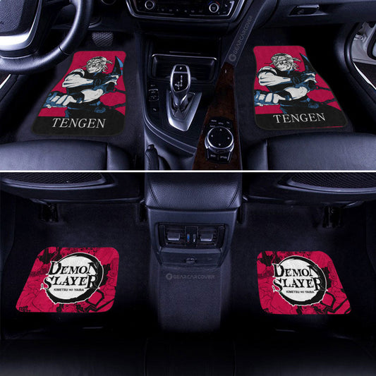 Demon Slayer Car Mats Tengen Uzui Car Floor Mats Demon Slayer Car Floor Mats