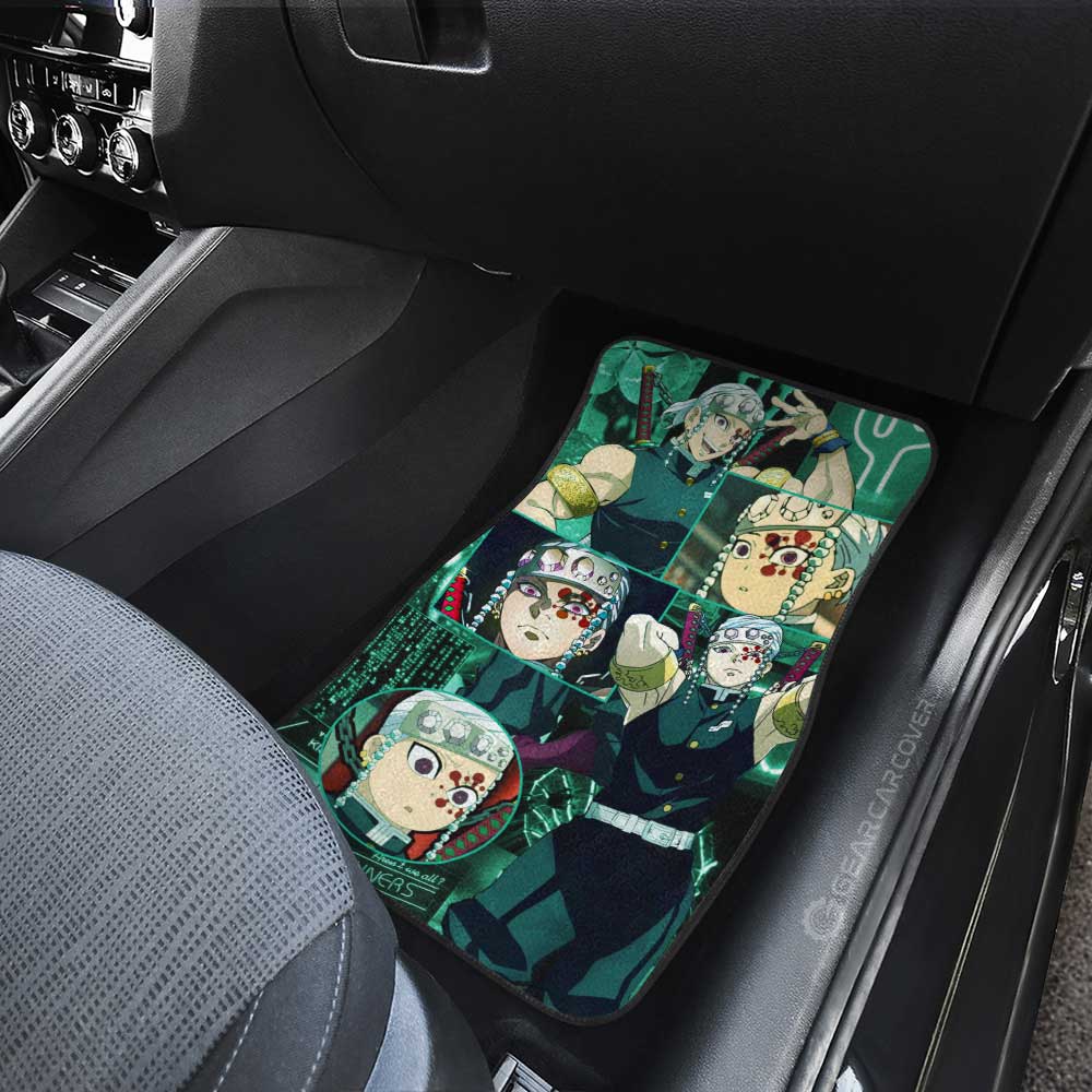 Demon Slayer Car Mats Tengen Uzui Car Floor Mats Demon Slayer Anime Floor Mats