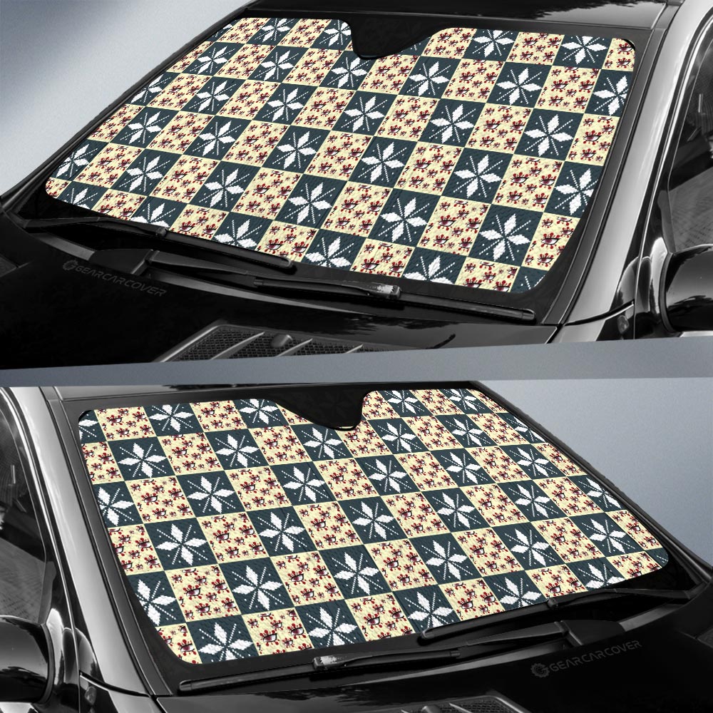 Tengen Uzui Car Sunshade Custom Anime Car Accessories