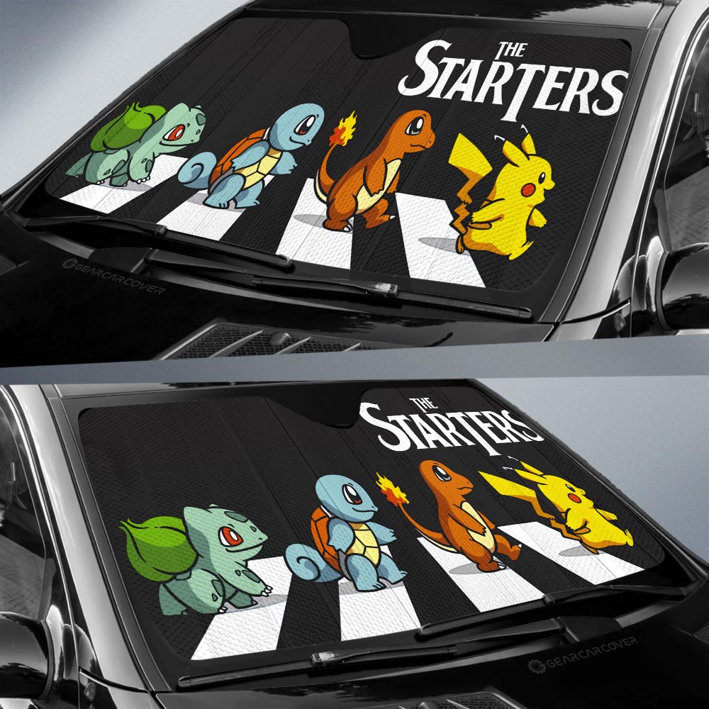 The Starters Crosswalk Car Sunshade Custom Car Accessories