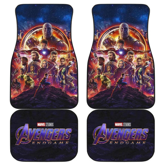 MV Car Floor Mats MV The Avengers Endgame Characters Poster Car Mats