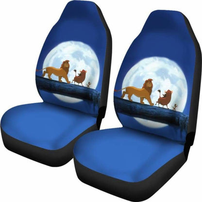 LK Car Seat Covers The LK Simba Timon Pumba Under The Moon Seat Covers Blue