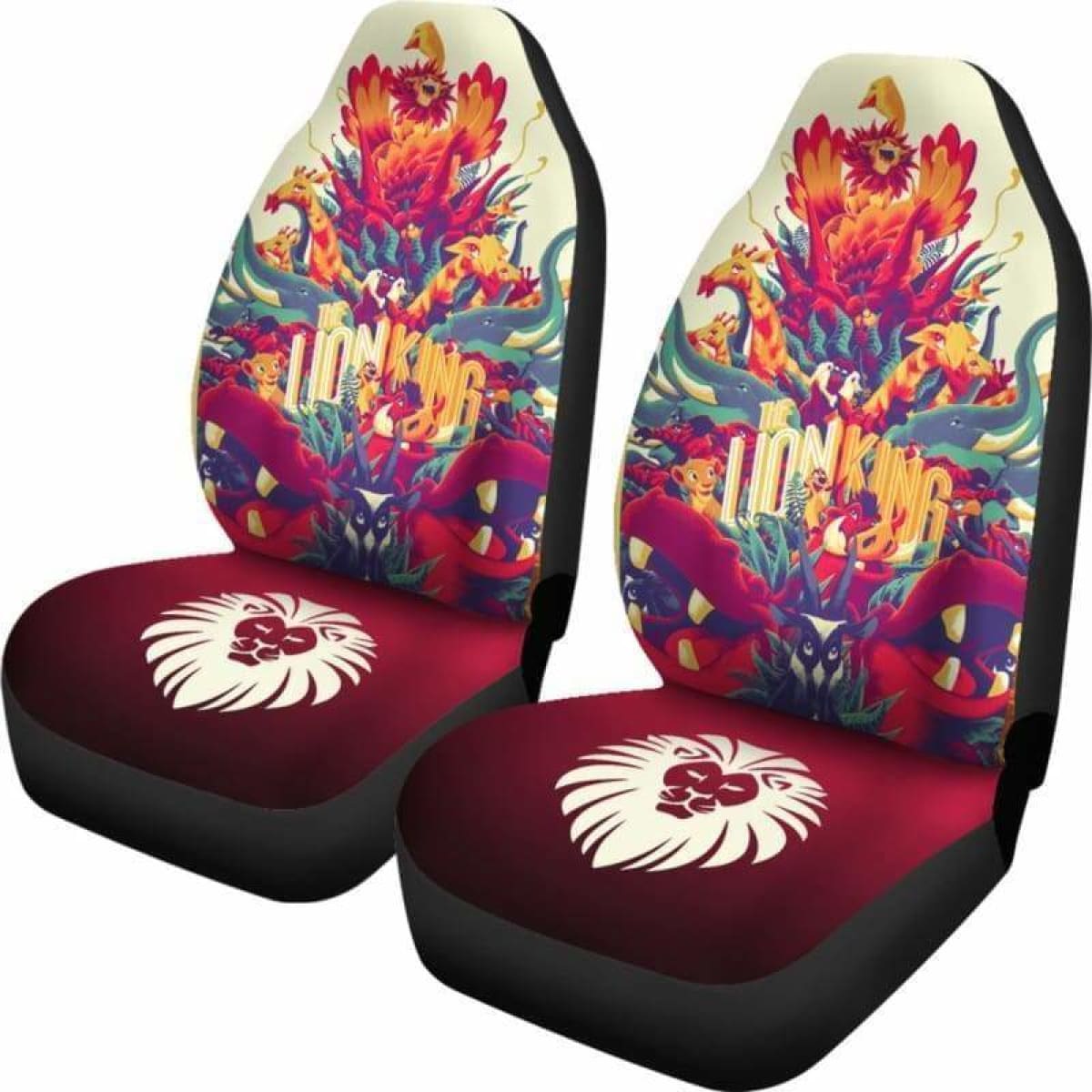 LK Car Seat Covers The LK Art Graphic Seat Covers Colorful