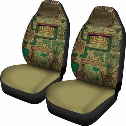 The Legend Of Zelda Car Seat Covers The Legend Of Zelda Maps Seat Covers Yellow Green