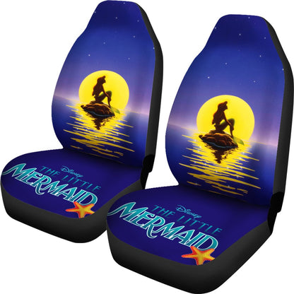 Little Mermaid Car Seat Covers DN The Little Mermaid Moonlight Seat Covers Blue
