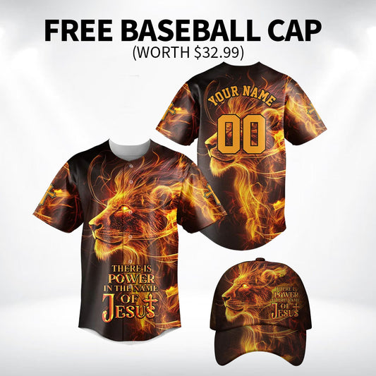 There is Power in the Name of Jesus Baseball Jersey Bundle