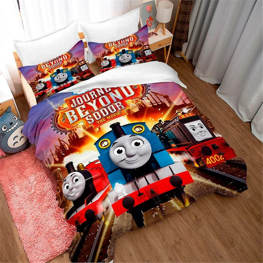 Thomas Train Bedding Set Journey Beyond Sodor Thomas Train Duvet Covers Red Unique Gift