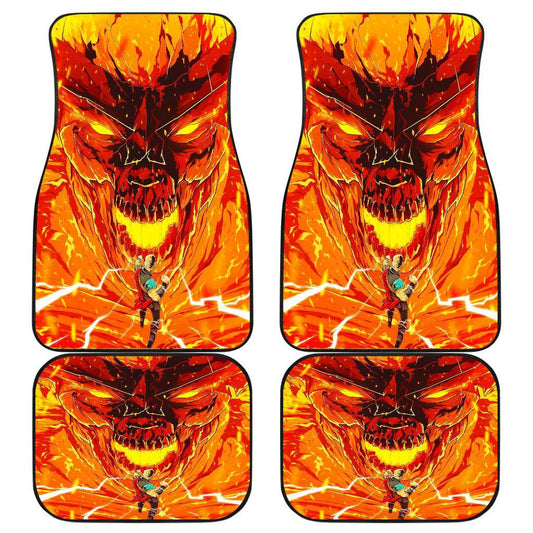 MV Car Floor Mats MV Thor Vs Sultur Fight Comic Graphic Car Mats